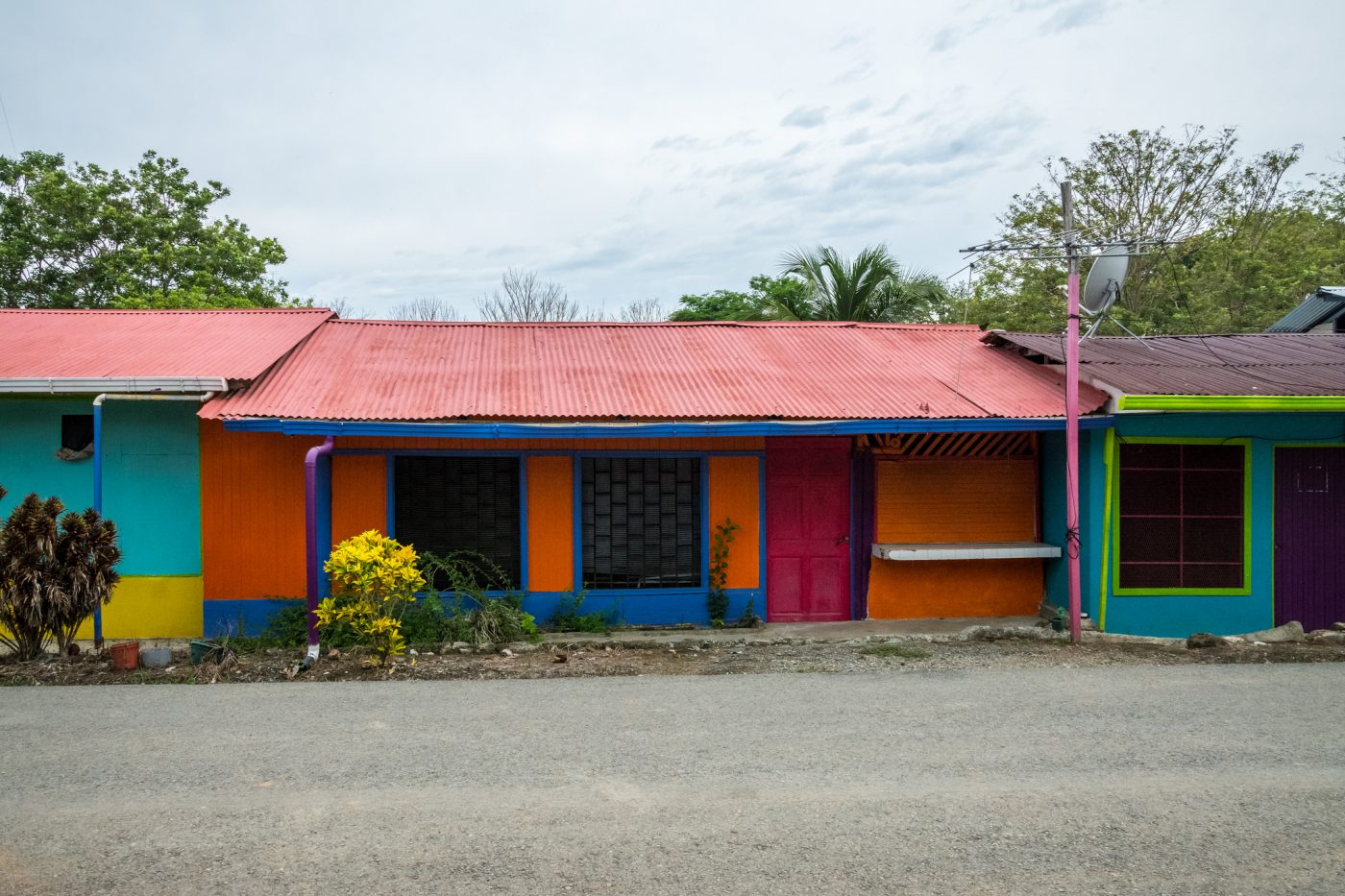Colourful homes in Uvita. Photo by dconvertini via Flickr CC