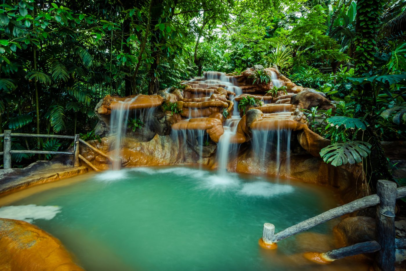 哥斯达黎加的温泉