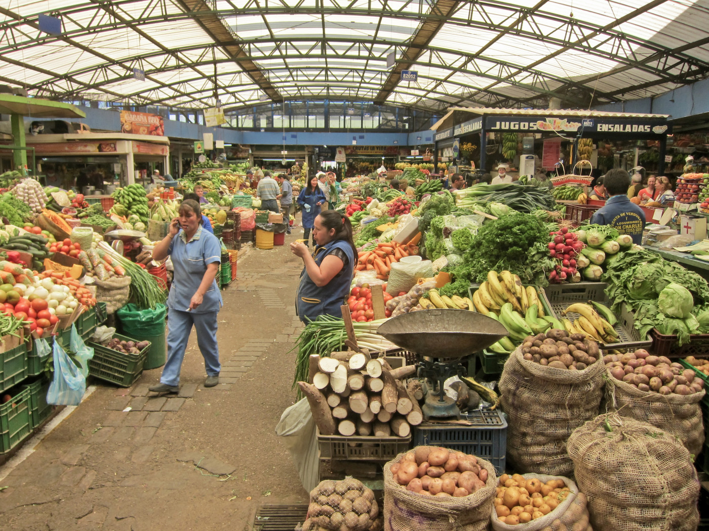 水果市场——哥伦比亚波哥大。