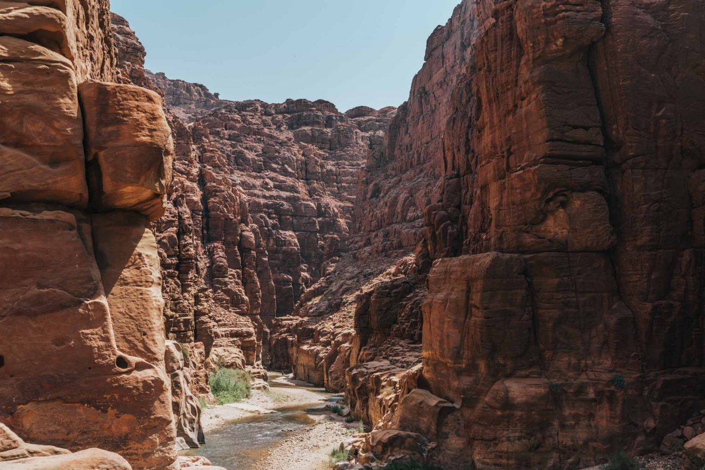 约旦Wadi Mujib的生态旅游正在兴起