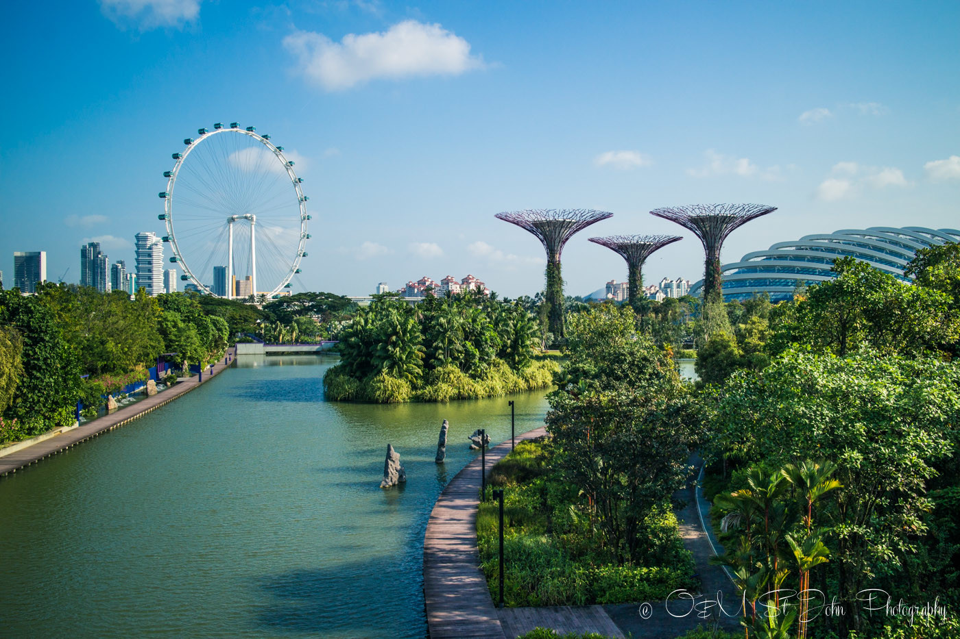 最环保的旅游目的地:海滨花园。新加坡